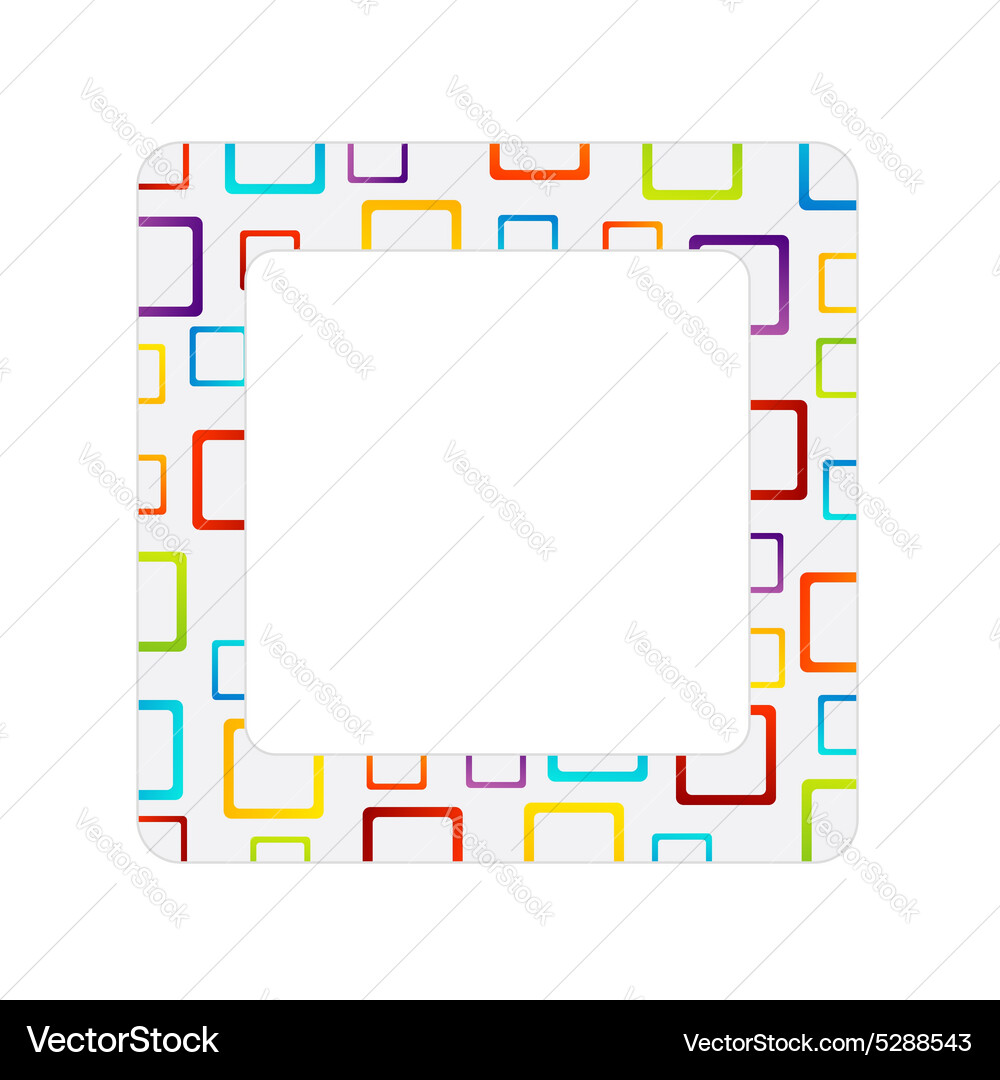 Fractal design element or banner for web Vector Image
