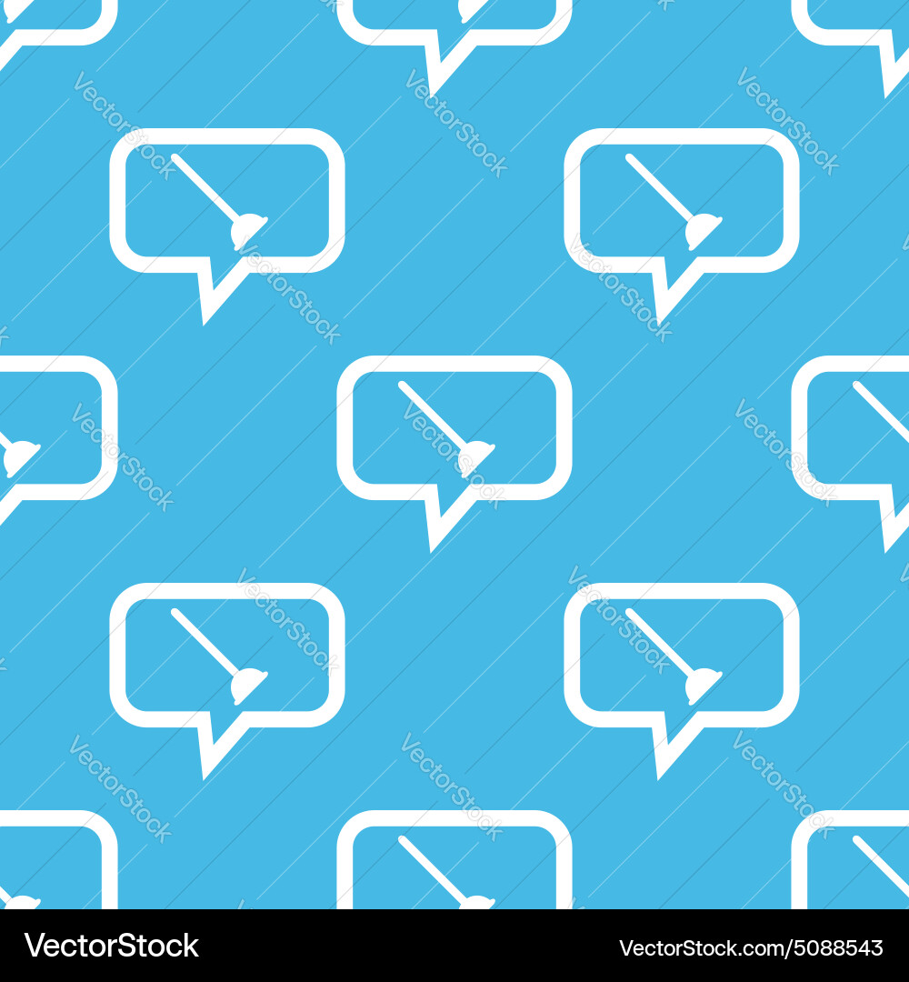 Plunger message pattern vector image