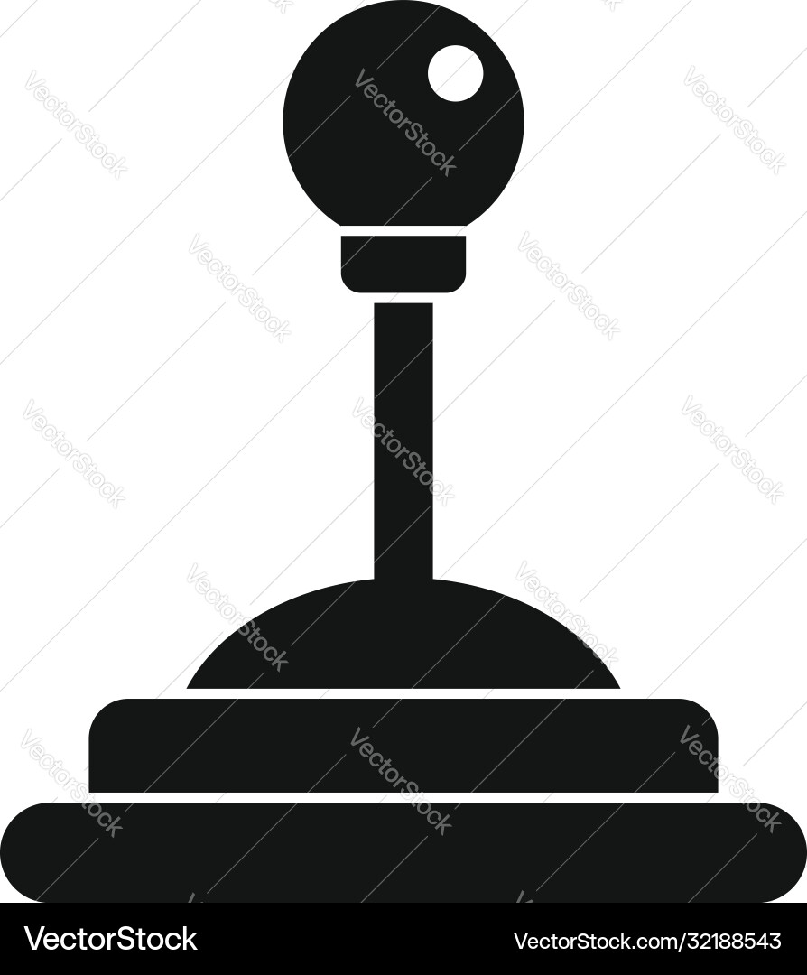 Video game joystick icon simple style Vector Image