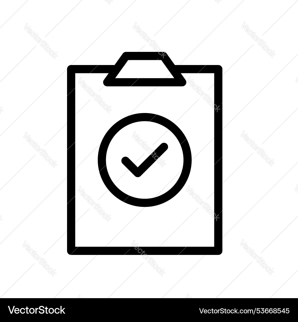 Checking icon outline style design isolated Checking icon outline style design isolated Vector Image