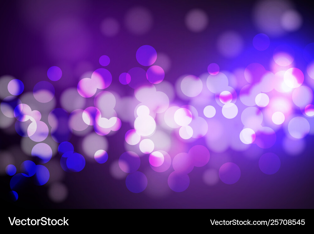 Sparkling Bokeh Lights vector image