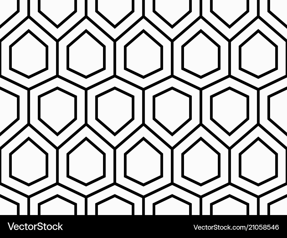 Abstract geometric pattern with hexagons Abstract geometric pattern with hexagons vector image