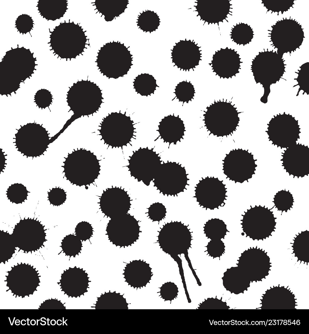 Abstract paint splashes and blots pattern Abstract paint splashes and blots pattern vector image