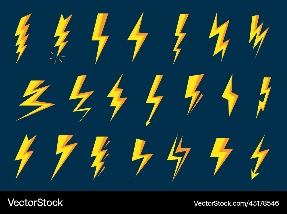 Leuchtbolzen Symbol Donner Schlag Geschwindigkeit Blitz Leuchtbolzen Symbol Donner Schlag Geschwindigkeit Blitz vektorbild