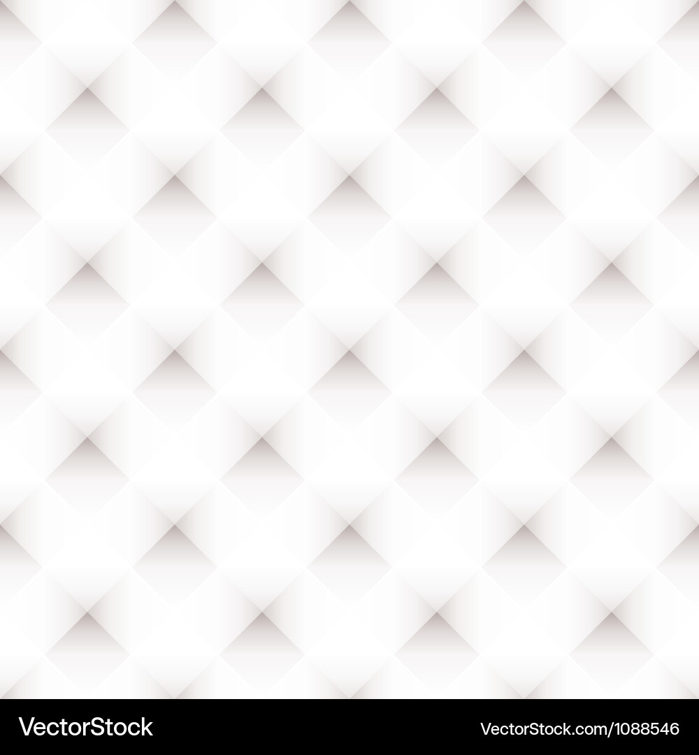 White Pyramid Pattern Background vector image