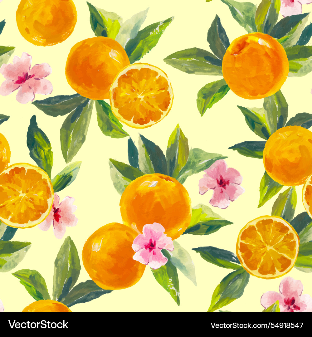 Beautiful seamless pattern with watercolor Beautiful seamless pattern with watercolor vector image