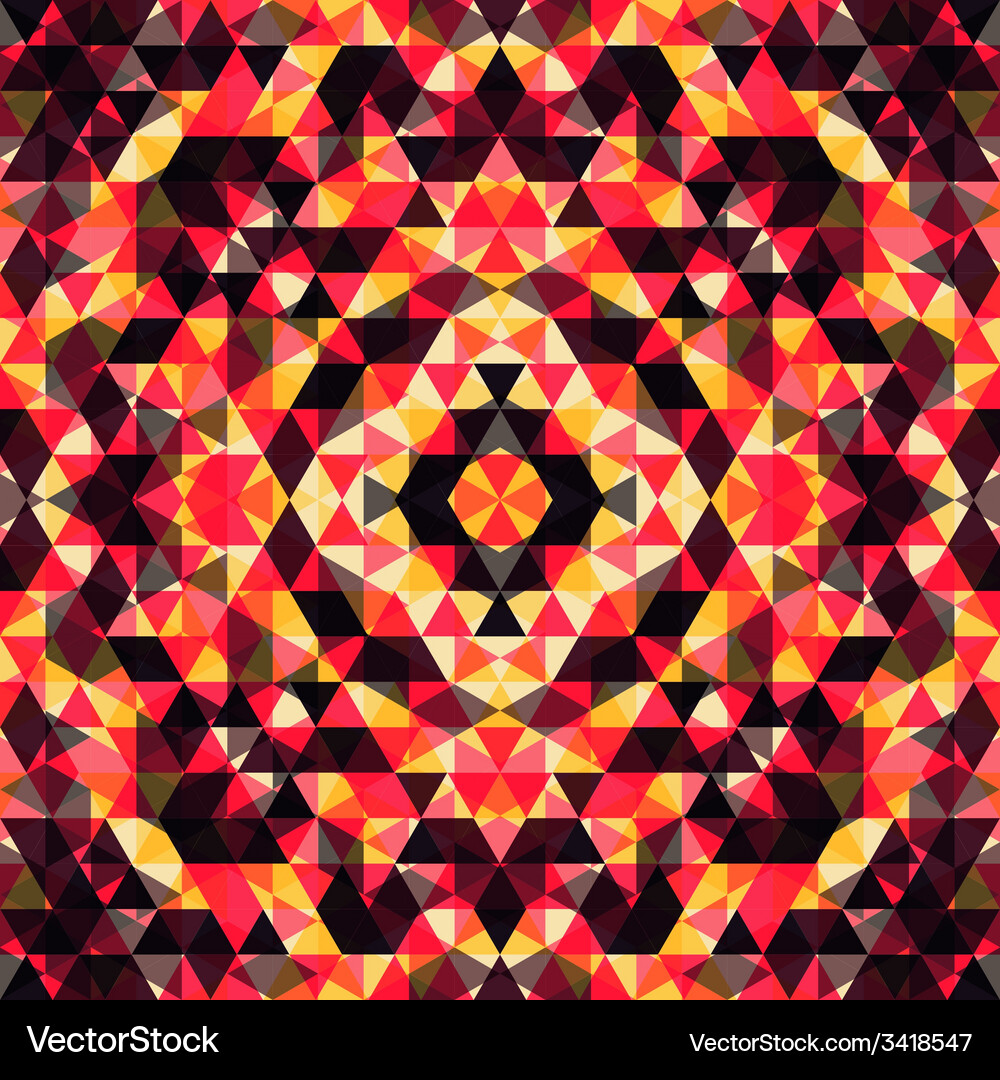 Triangular mosaic colorful background Vector Image
