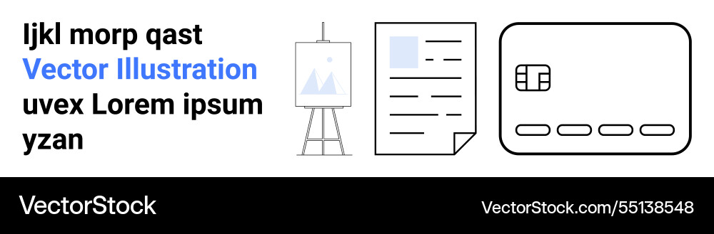 Digital content creation art studio document Digital content creation art studio document Vector Image