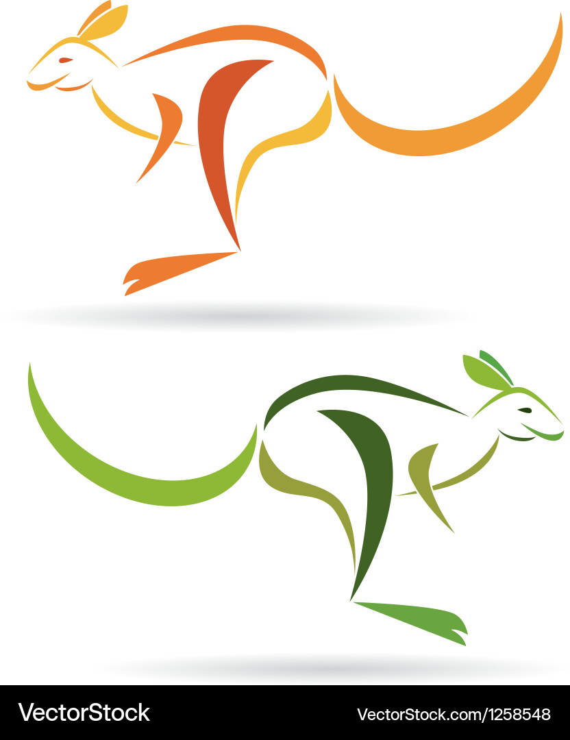 Kangaroo Royalty Free Vector Image - VectorStock