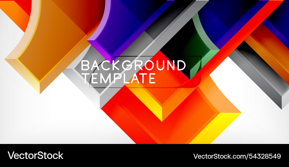 Square arrow shapes with round elements Square arrow shapes with round elements vector image