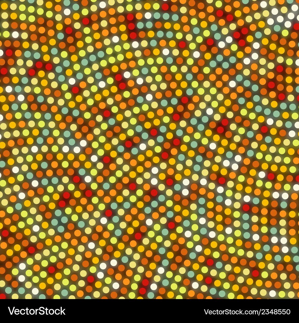 Abstract rounded pixel points mosaic eps 8 Vector Image