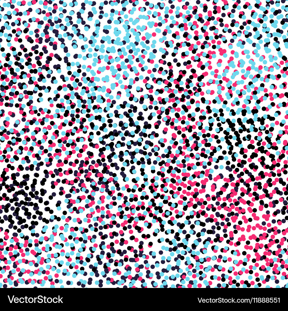Pointillist Geometric Dots Pattern Royalty Free Vector Image