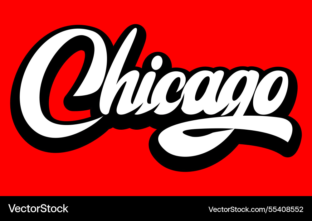 A bold and stylish cursive script of the word A bold and stylish cursive script of the word vector image