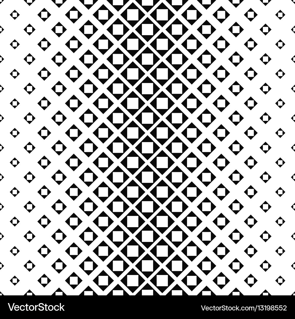 Abstract monochrome square pattern design Vector Image