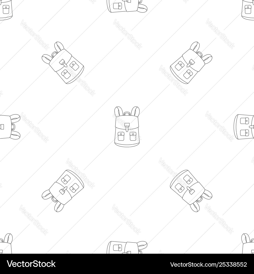 Haversack pattern seamless Haversack pattern seamless vector image