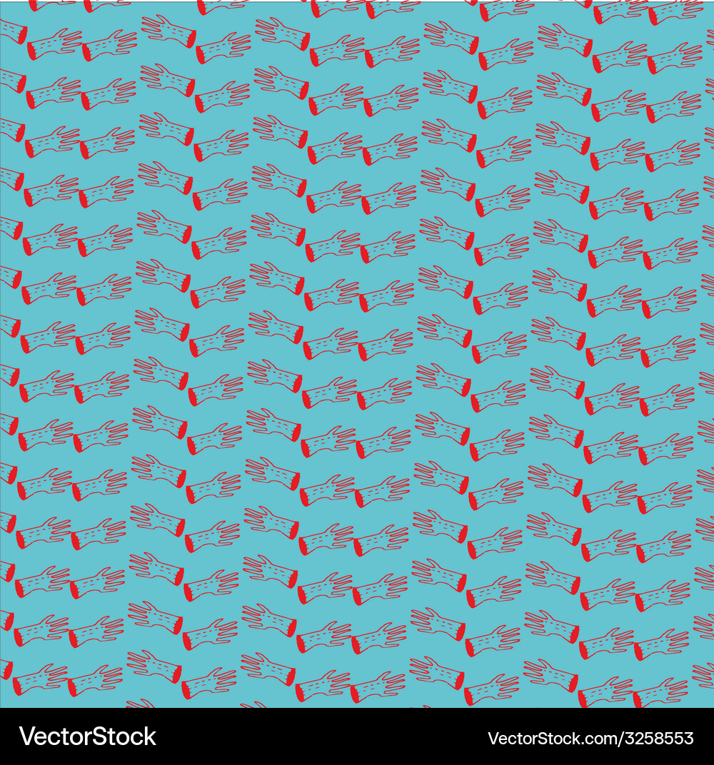 Artificial hand pattern Vector Image