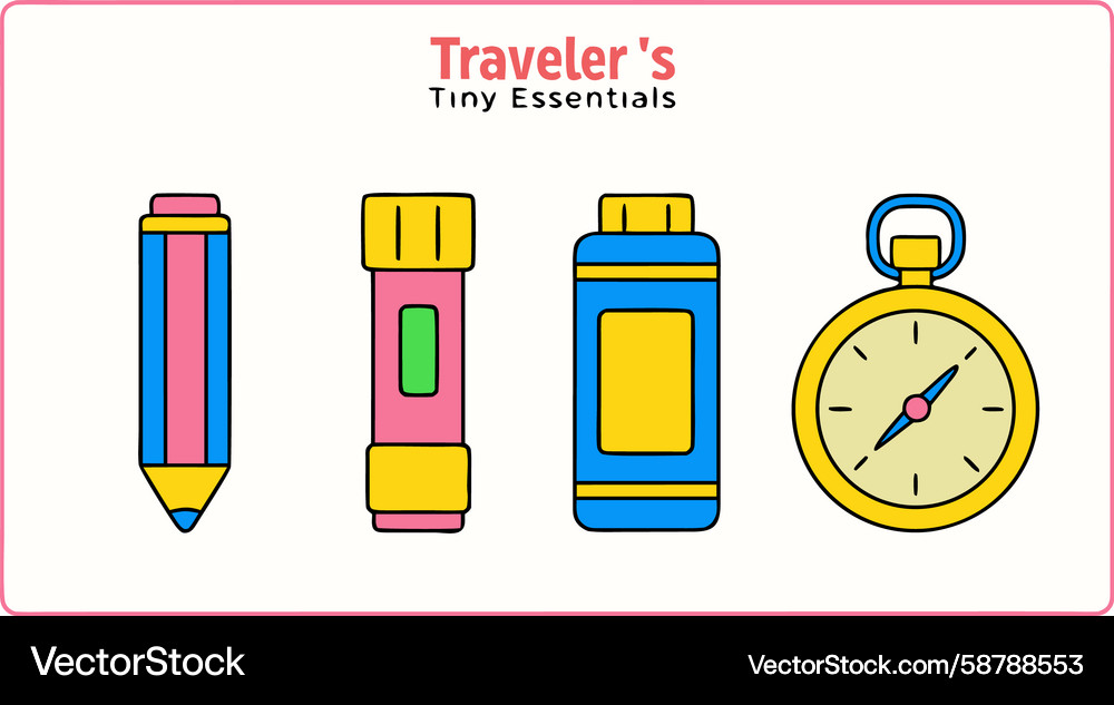 Generate-a-6-icon-colorful-set-named Vector Image