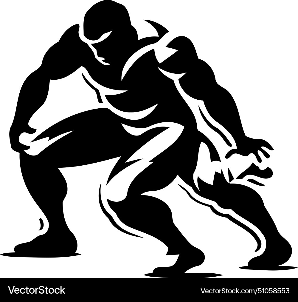 Rugby player running designed using modern line Vector Image