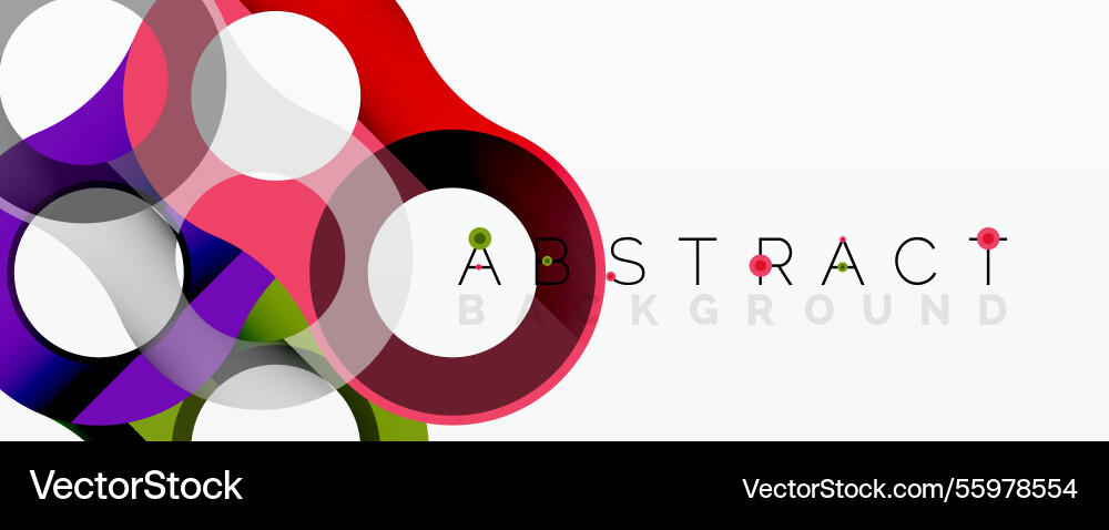Abstract circle element composition Abstract circle element composition Vector Image