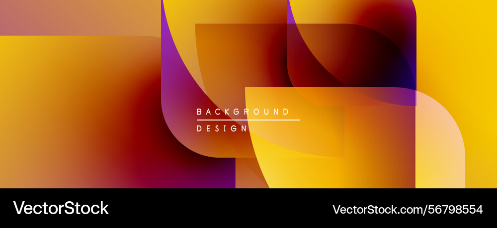 Abstract vibrant design overlapping shapes create Abstract vibrant design overlapping shapes create vector image
