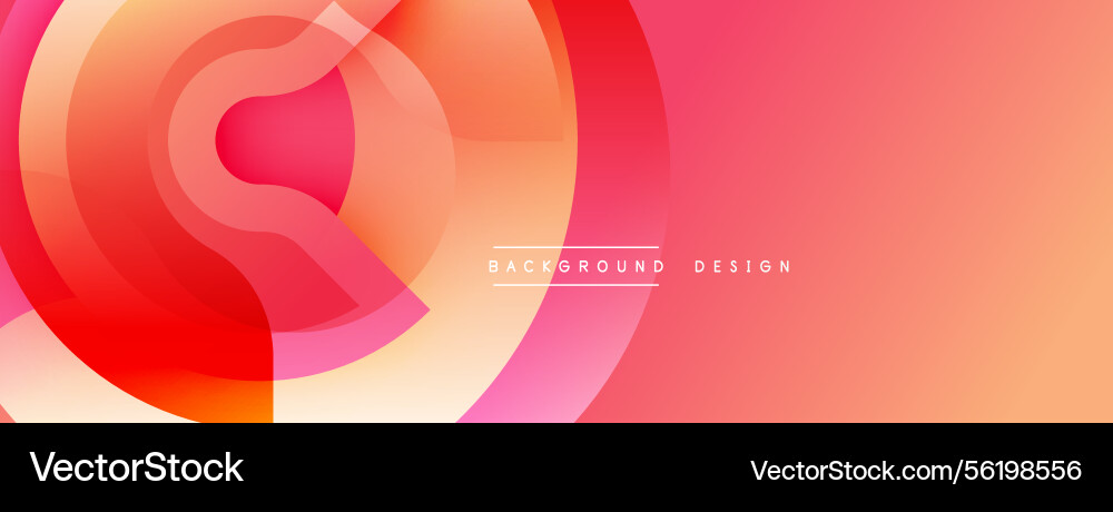 Abstract vibrant layers create dynamic circular Abstract vibrant layers create dynamic circular vector image