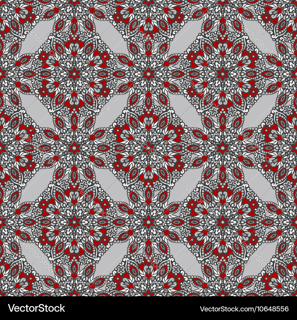 Seamless background with abstract ethnic pattern Vector Image