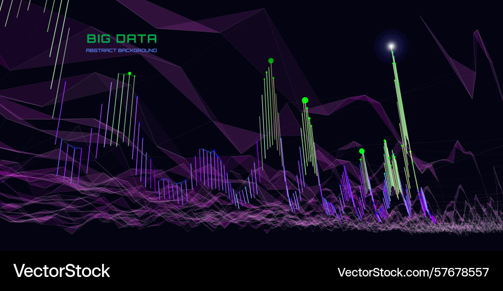 Abstract analytical background with noisy lines Abstract analytical background with noisy lines vector image