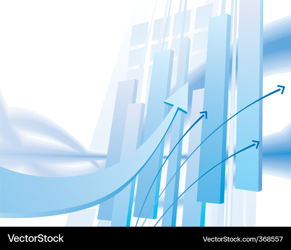 Dynamic Business Abstract Background Vector Image