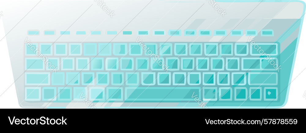 Abstract stylized keyboard surface texture design Vector Image