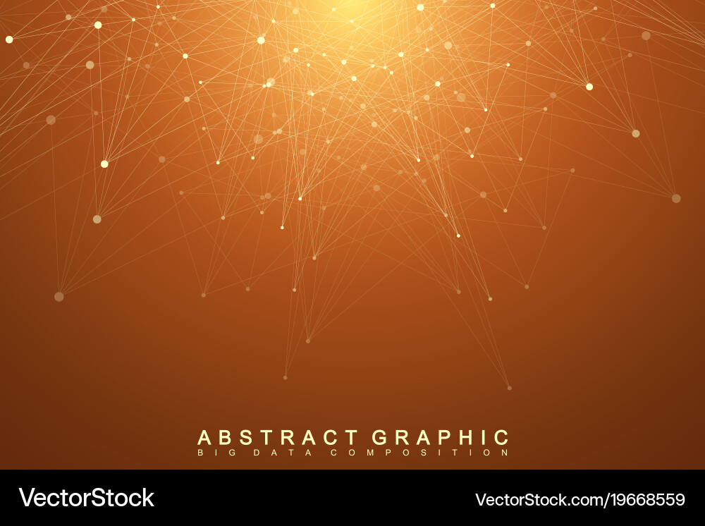 Global Network & Data Connection Vector Image