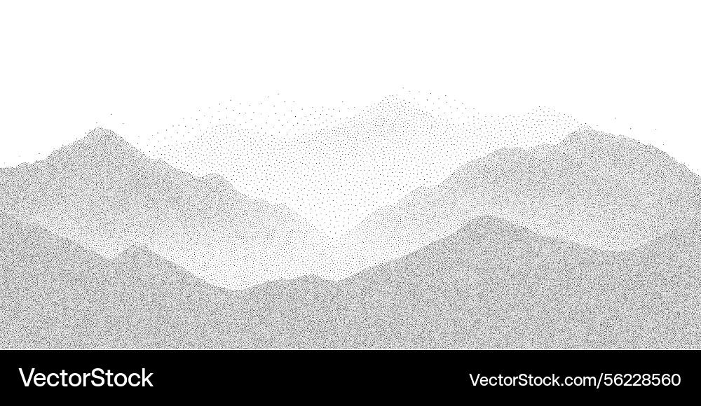 Gritty pattern with abstract wave gradient grainy Vector Image
