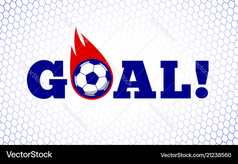 Soccer Ball Fire Sport Vector Image
