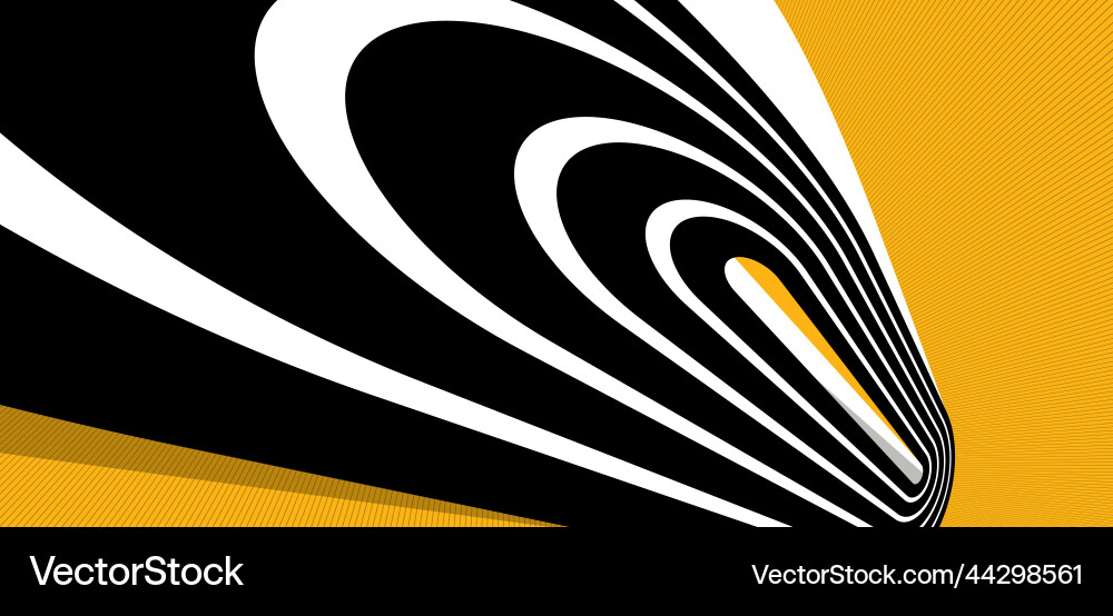 Dynamic Lines 3D Abstract Background vector image