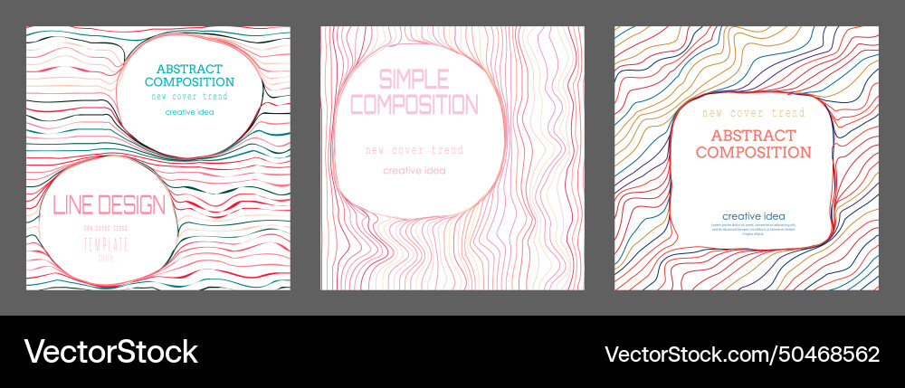 Background of wavy lines abstract template Background of wavy lines abstract template vector image