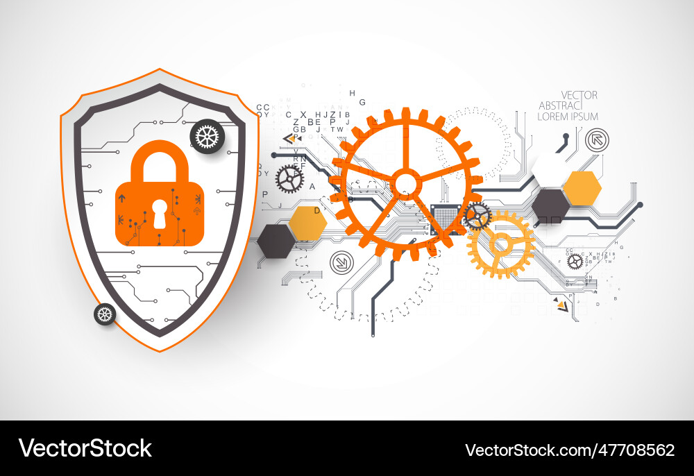 Technological abstract background on the topic Technological abstract background on the topic vector image