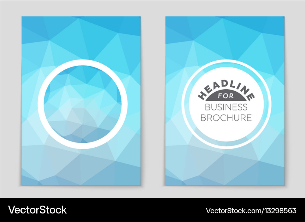 Abstract layout background set for art Vector Image