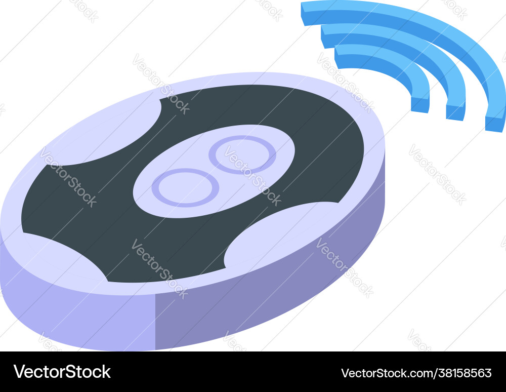 Automatic gate remote control device icon Vector Image
