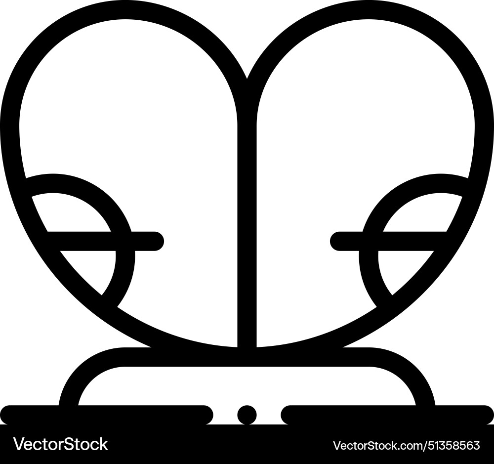 Balancer icon thin linear style design isolated Balancer icon thin linear style design isolated vector image