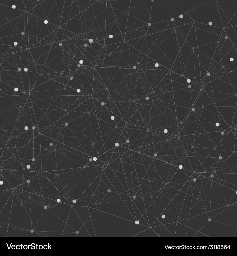 Abstract background made from points and lines vector image