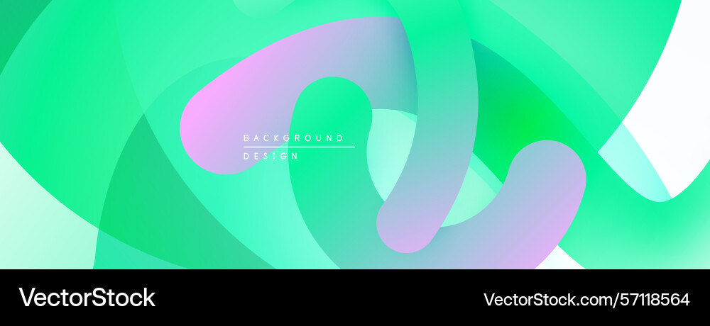 Abstract fluid shapes overlap creating vibrant Abstract fluid shapes overlap creating vibrant vector image