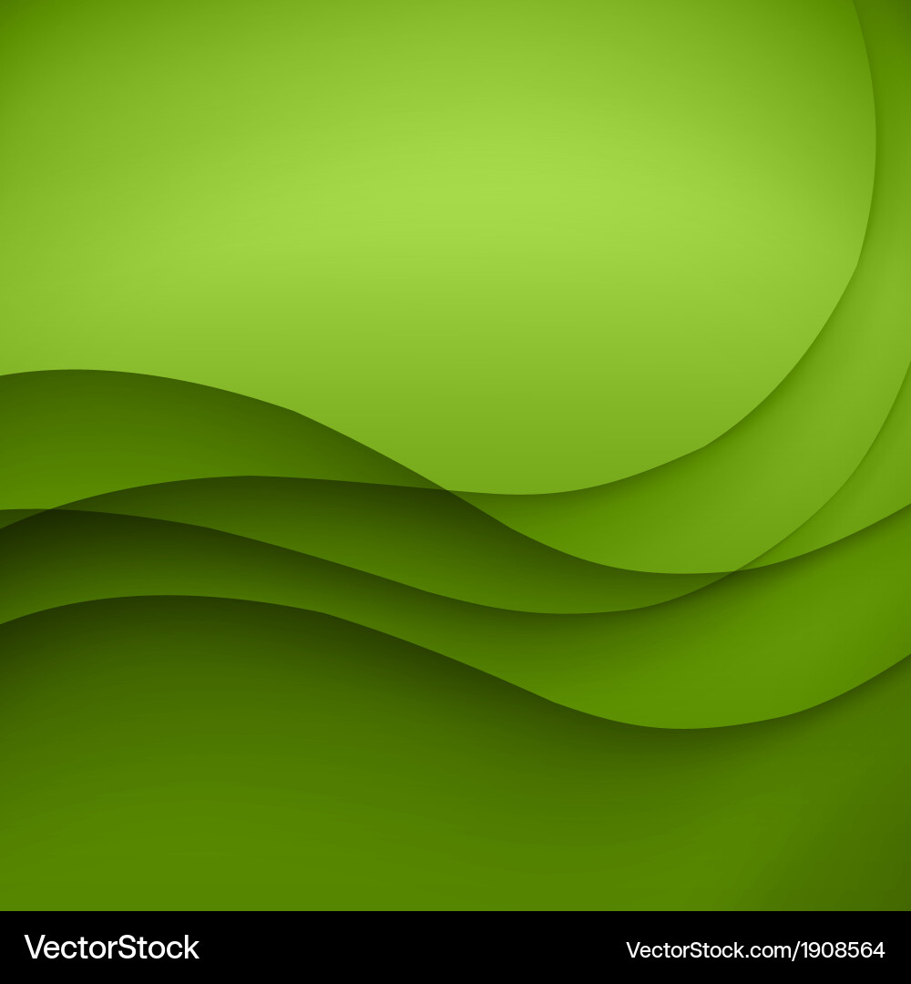 Dynamic Green Line Pattern vector image