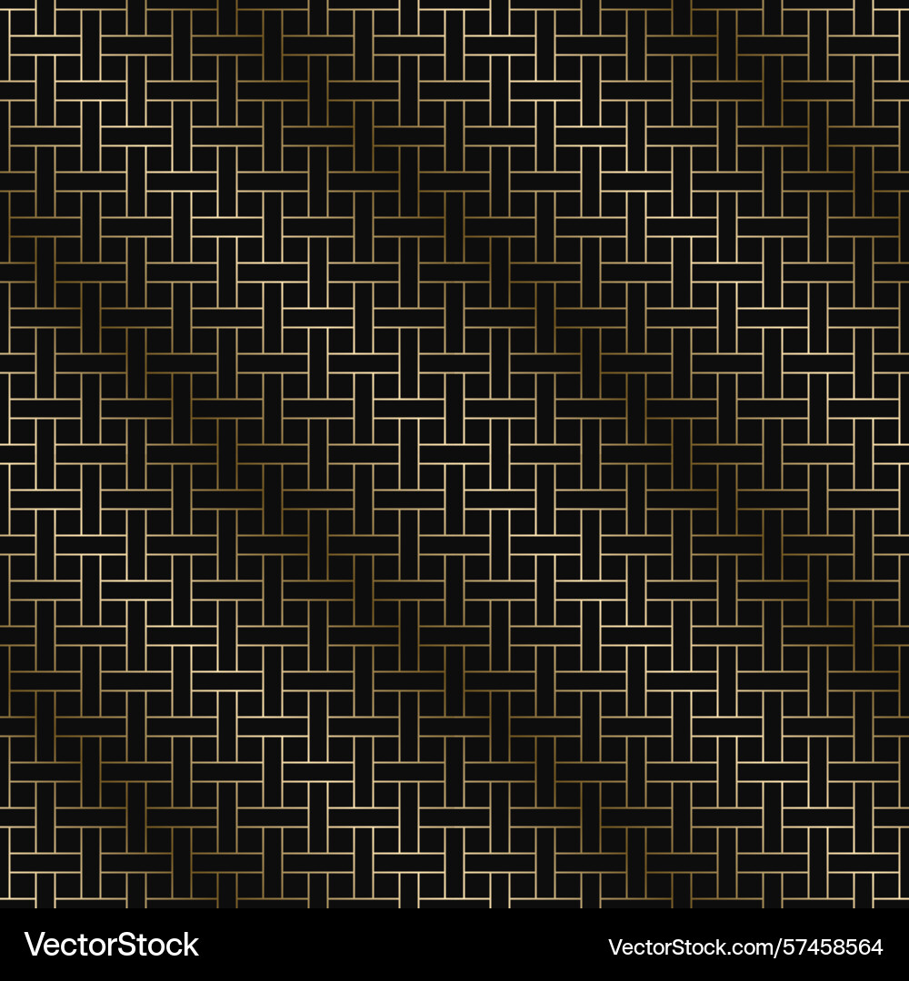Golden seamless ornamental luxury geometric Vector Image