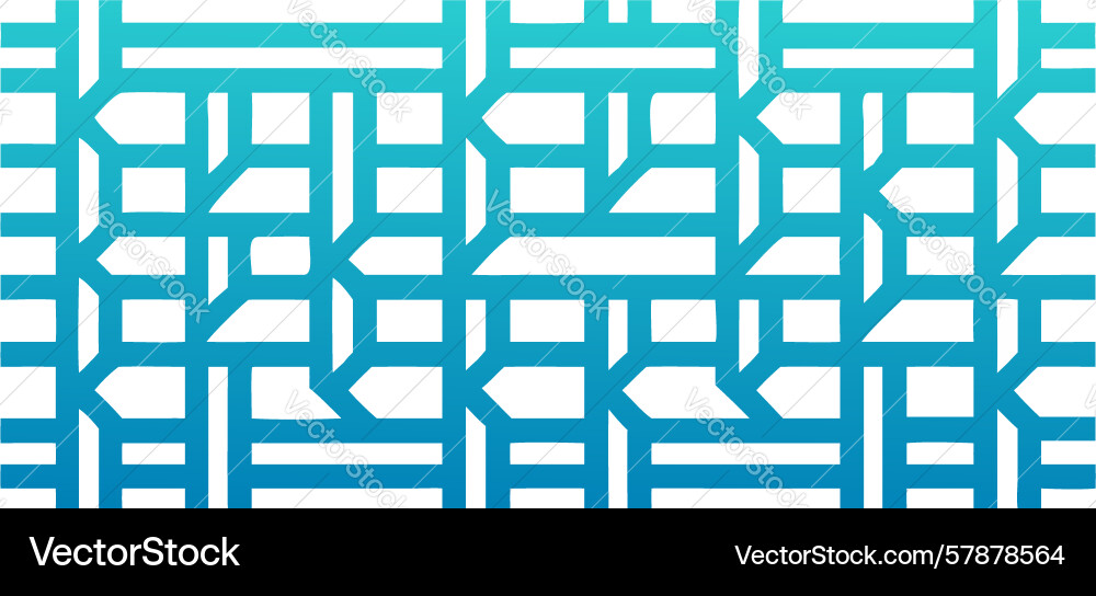 Interlocking grid pattern abstract geometric vector image