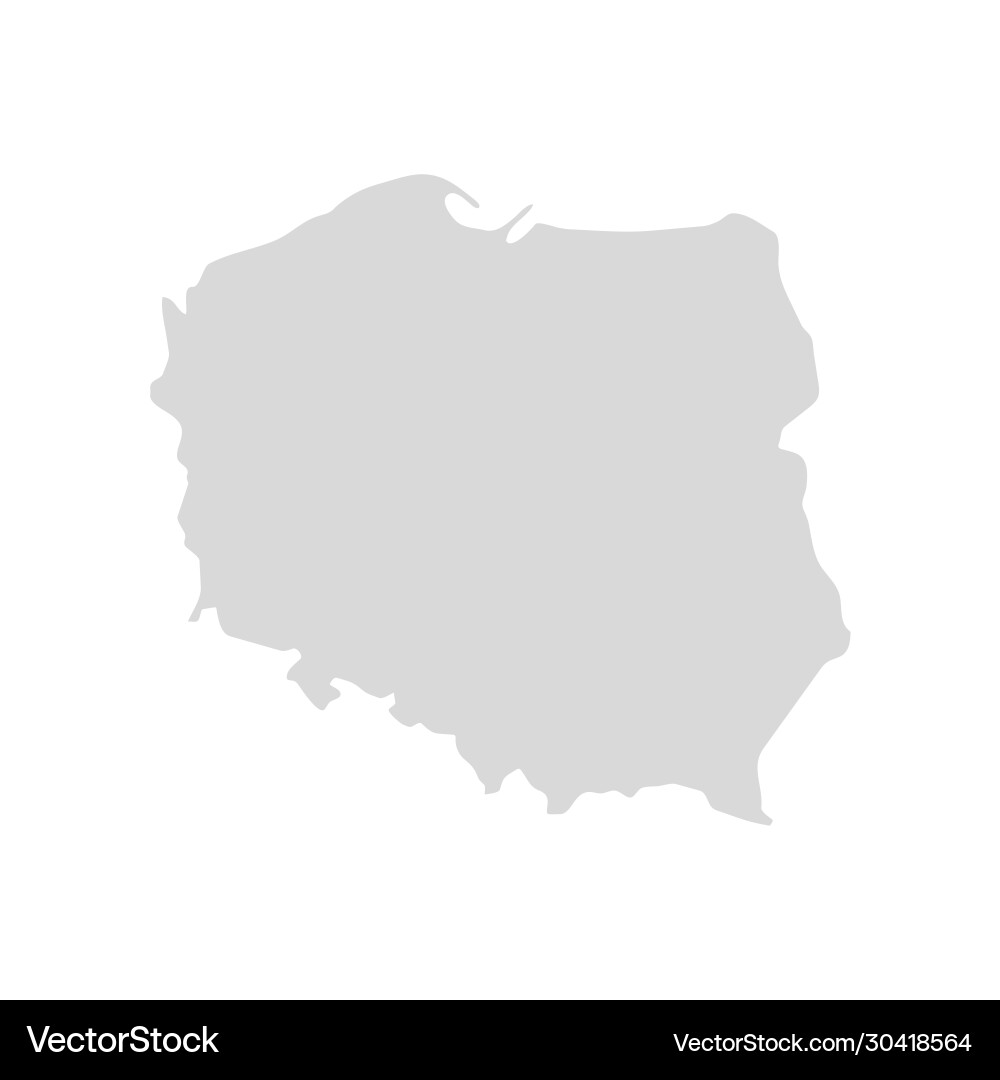 Polen Landkarte Form krakow europe Polen Landkarte Form krakow europe vektorbild