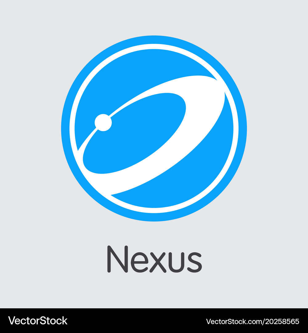 Nexus digital currency - trading sign – Royalty-Free Vector | VectorStock