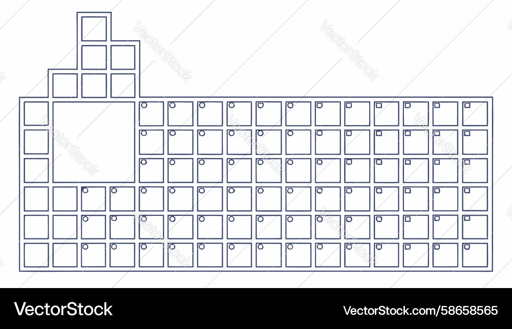 Scientific Grid Data Structure Vector Image