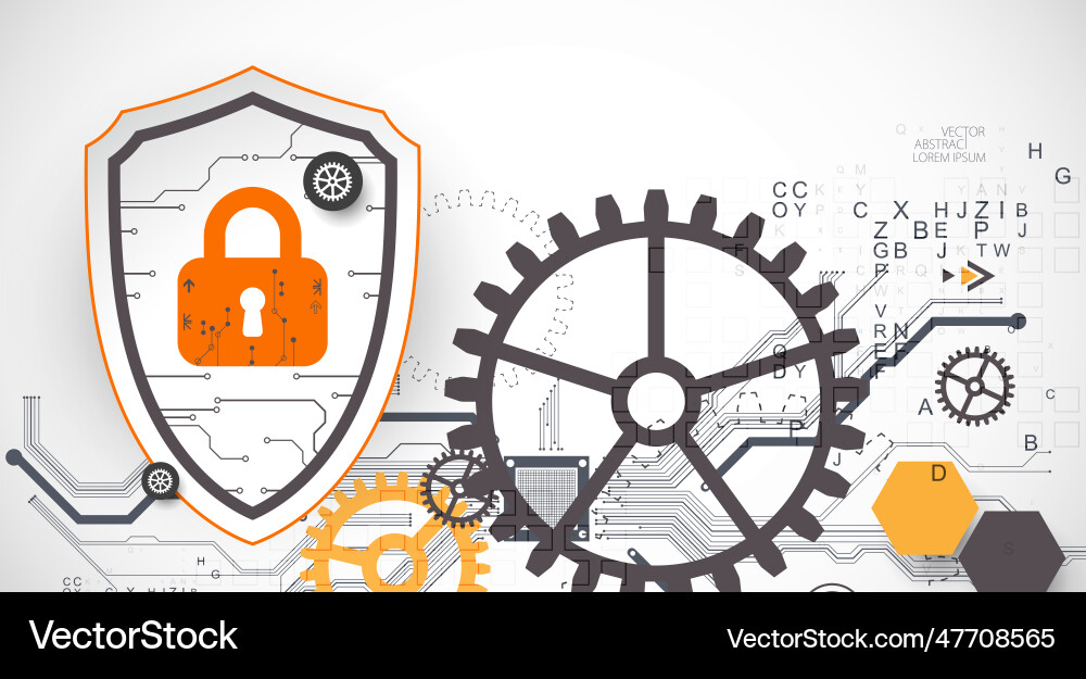 Technological abstract background on the topic Technological abstract background on the topic vector image