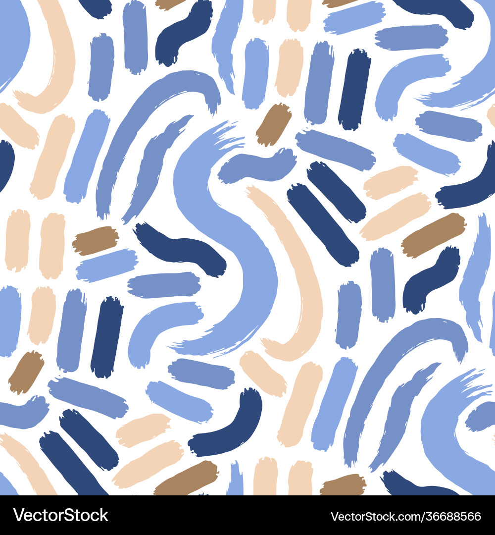 Abstract Brushstroke Pattern Vector Image