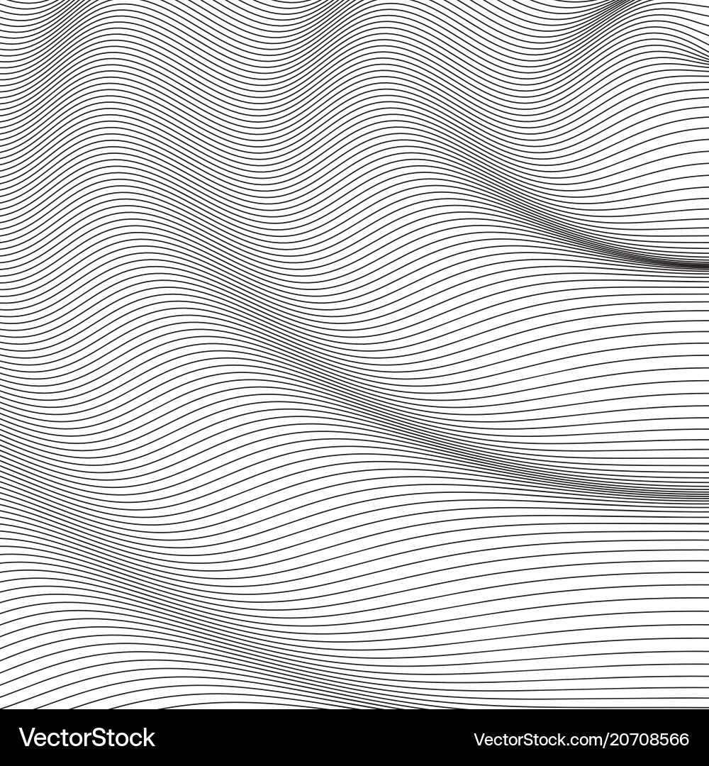 Abstract Line Flow Background vector image
