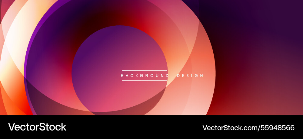 Background design with overlapping circular Background design with overlapping circular vector image